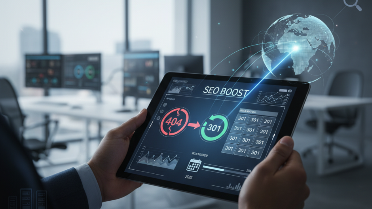 Boost SEO by Fixing 404 Errors with 301 Redirects Bulk Method in 2026